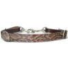 Rockn’ Wilsons Brown Python Wither Strap w/ Flower Conchos