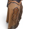 Caramel Leather Chinks w/ Twisted Fringe