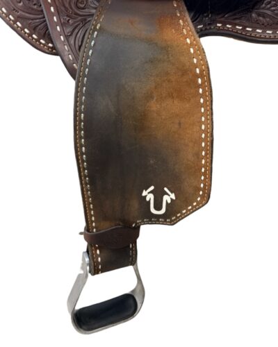 Used 15’’ Branded Usher Barrel Saddle - Image 8