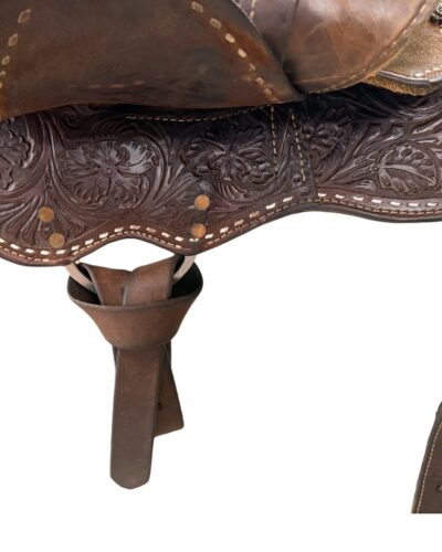 Used 15’’ Branded Usher Barrel Saddle - Image 14
