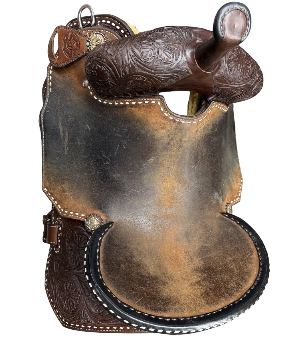 Used 15’’ Branded Usher Barrel Saddle - Image 13