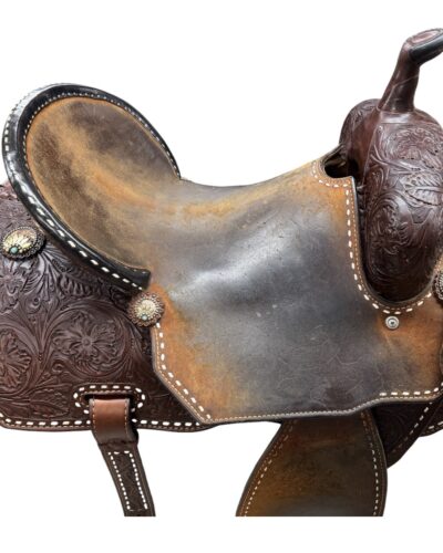 Used 15’’ Branded Usher Barrel Saddle - Image 11