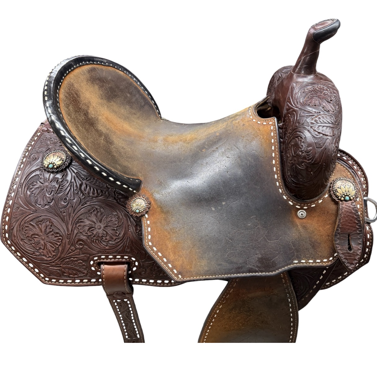 Used 15’’ Branded Usher Barrel Saddle - Image 11