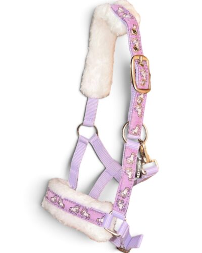Pony Sized Fleece Lined Unicorn Halters