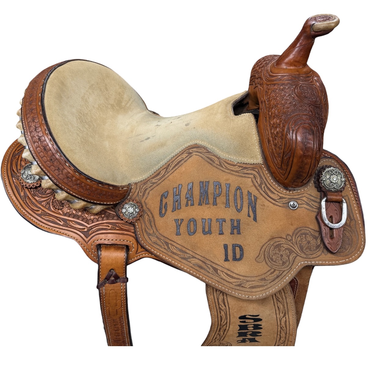 Used 13.5’’ Charmayne James Trophy Barrel Saddle - Image 3