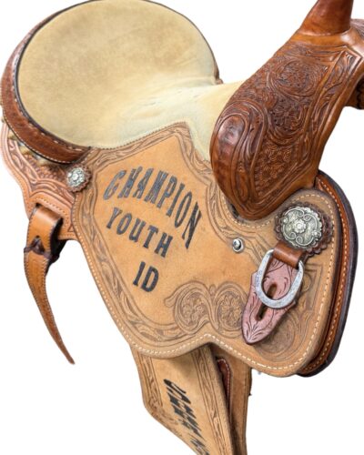 Used 13.5’’ Charmayne James Trophy Barrel Saddle - Image 6