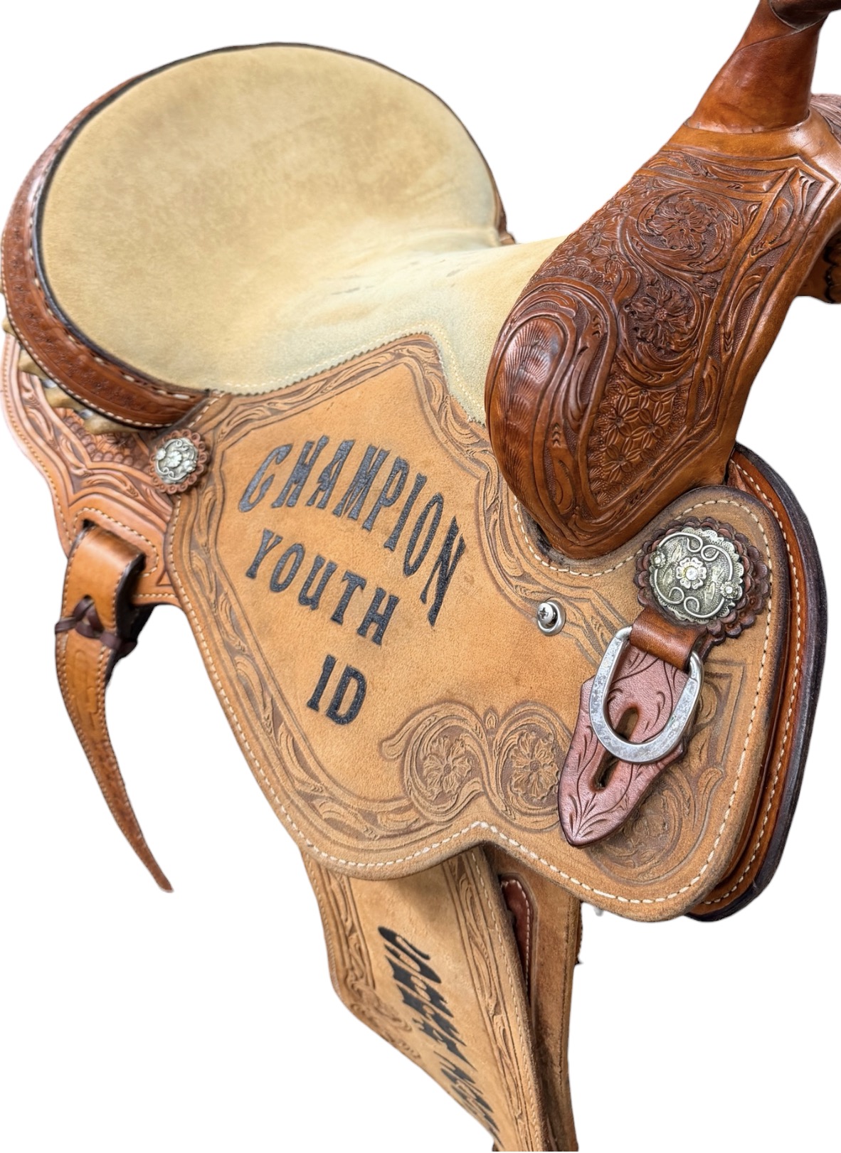 Used 13.5’’ Charmayne James Trophy Barrel Saddle - Image 6