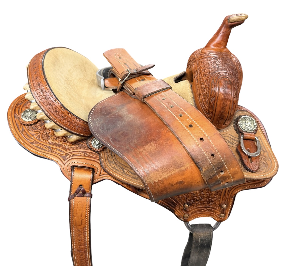 Used 13.5’’ Charmayne James Trophy Barrel Saddle - Image 7