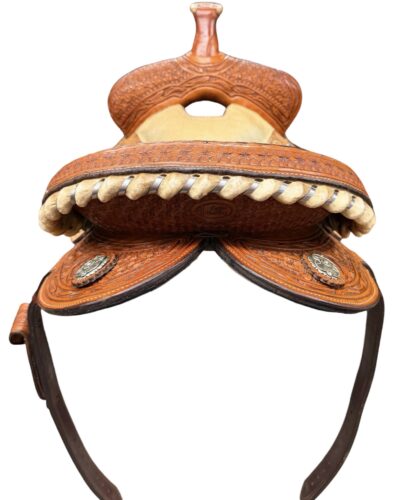 Used 13.5’’ Charmayne James Trophy Barrel Saddle - Image 8