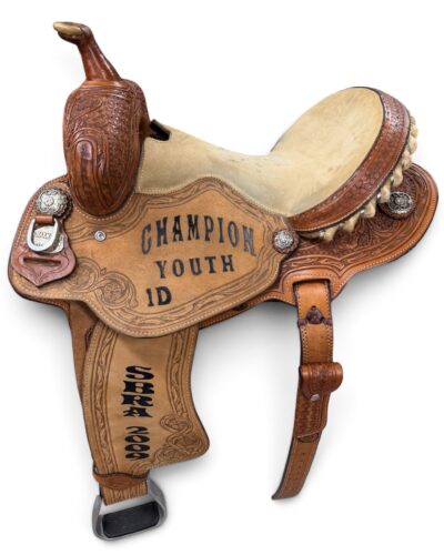 Used 13.5’’ Charmayne James Trophy Barrel Saddle