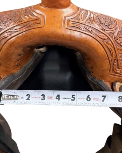 Used 13.5’’ Charmayne James Trophy Barrel Saddle - Image 12