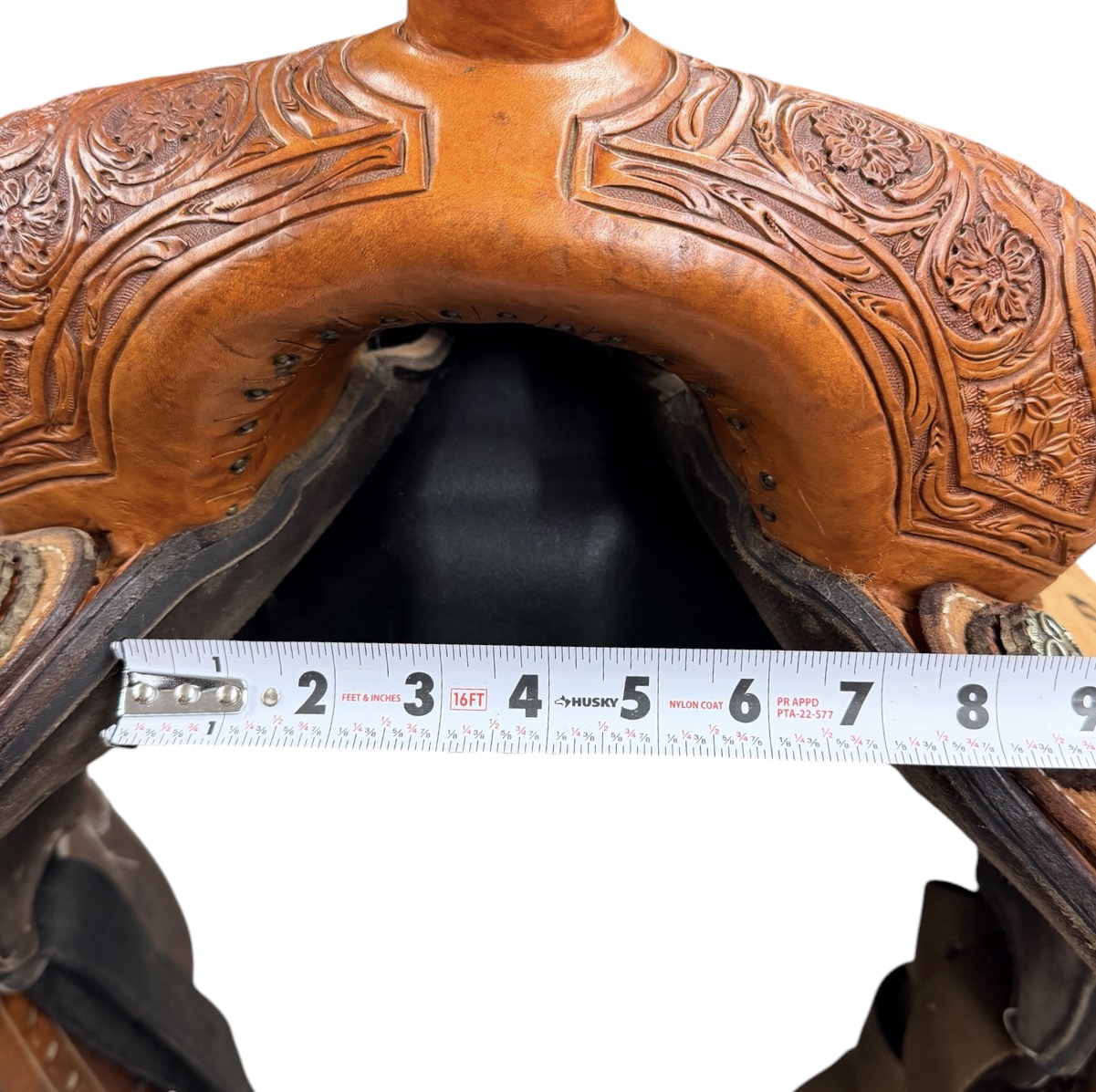 Used 13.5’’ Charmayne James Trophy Barrel Saddle - Image 12