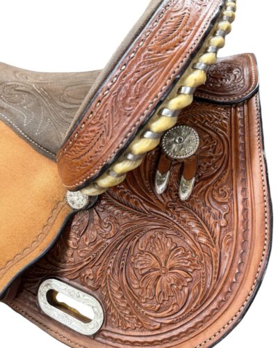 Used 15’’ Circle Y Martha Josey Ultimate Cash Barrel Saddle - Image 2