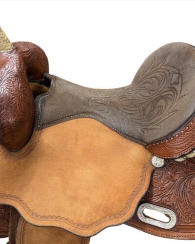 Used 15’’ Circle Y Martha Josey Ultimate Cash Barrel Saddle - Image 3