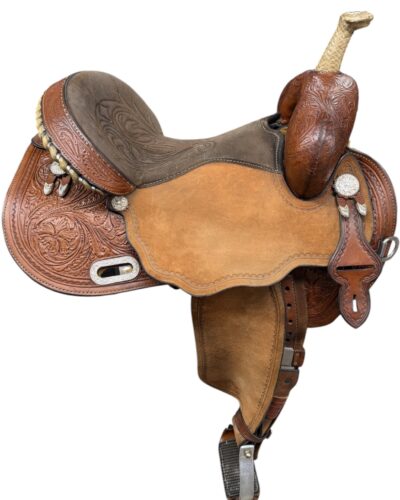 Used 15’’ Circle Y Martha Josey Ultimate Cash Barrel Saddle - Image 9