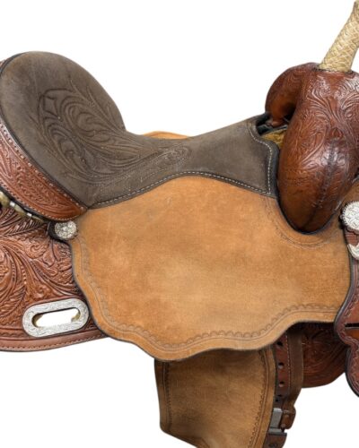 Used 15’’ Circle Y Martha Josey Ultimate Cash Barrel Saddle - Image 10
