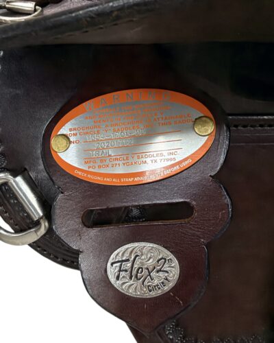 Used 17’’ Circle Y Omaha Flex2 Trail Saddle - Image 4