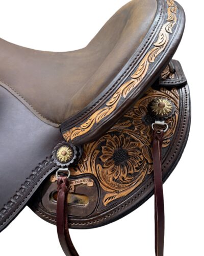 Alternative view of 16’’’ Circle Y Sunflower Flex2 Trail Saddle