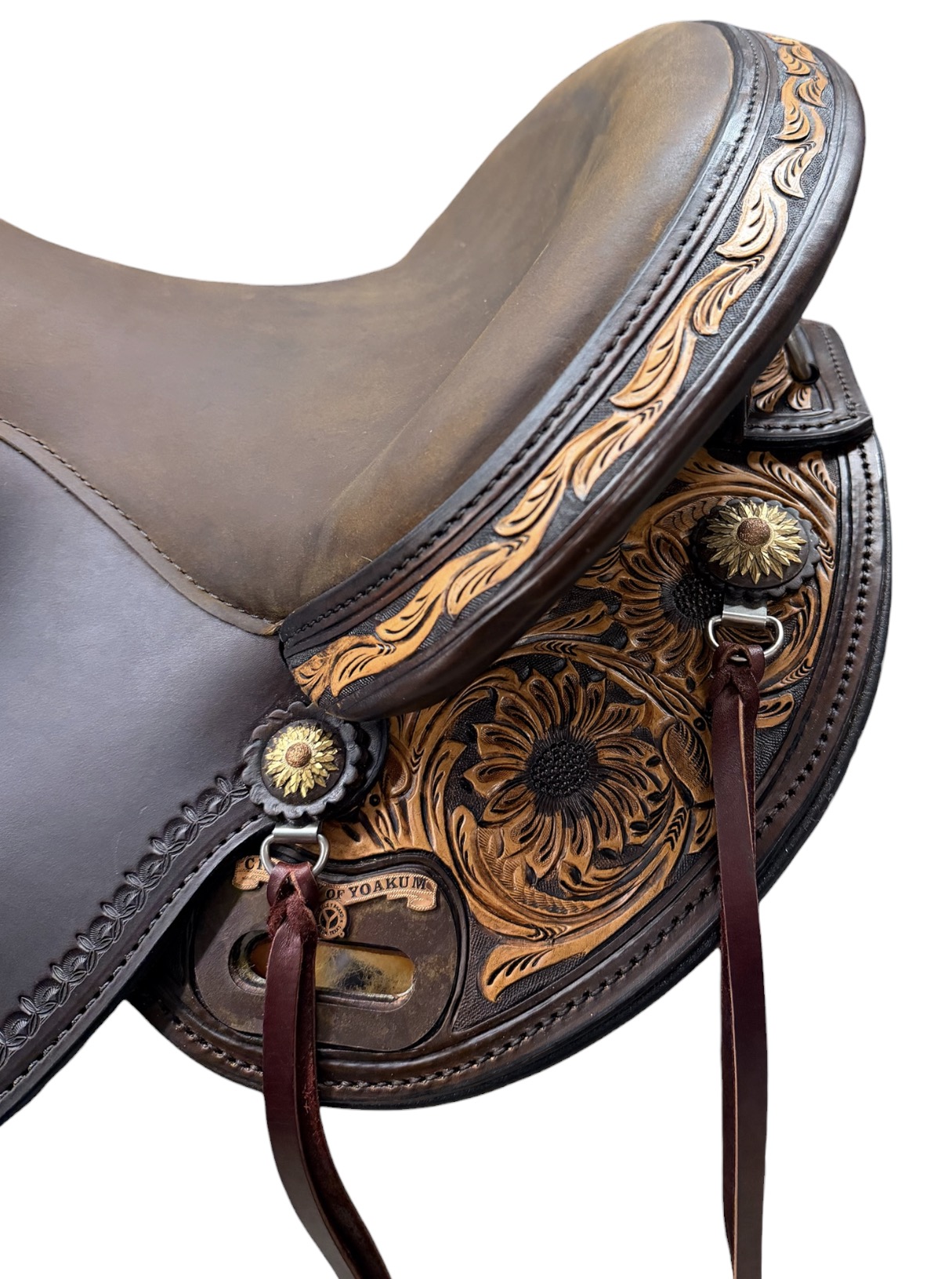 16’’’ Circle Y Sunflower Flex2 Trail Saddle - Image 2