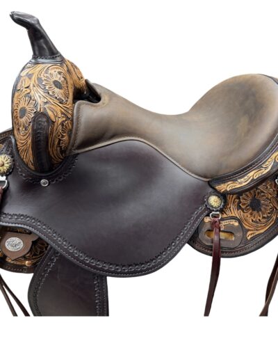 16’’’ Circle Y Sunflower Flex2 Trail Saddle - Image 3