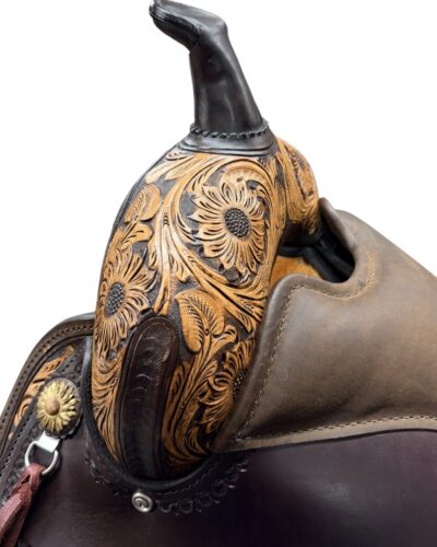 16’’’ Circle Y Sunflower Flex2 Trail Saddle - Image 5