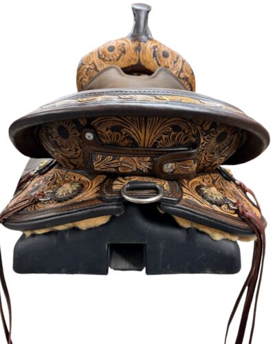 16’’’ Circle Y Sunflower Flex2 Trail Saddle - Image 7