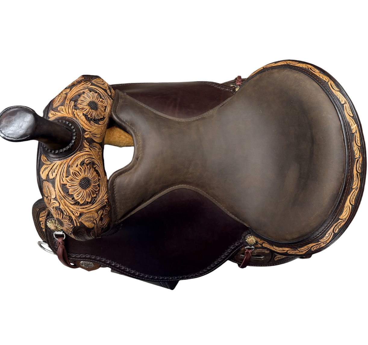 16’’’ Circle Y Sunflower Flex2 Trail Saddle - Image 8