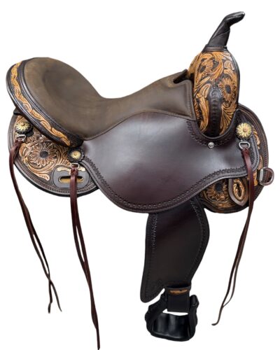 16’’’ Circle Y Sunflower Flex2 Trail Saddle - Image 9