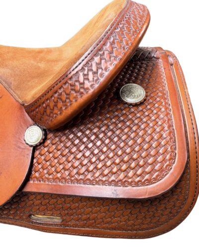 Alternative view of Used 16’’ Hereford Brand Trail Saddle