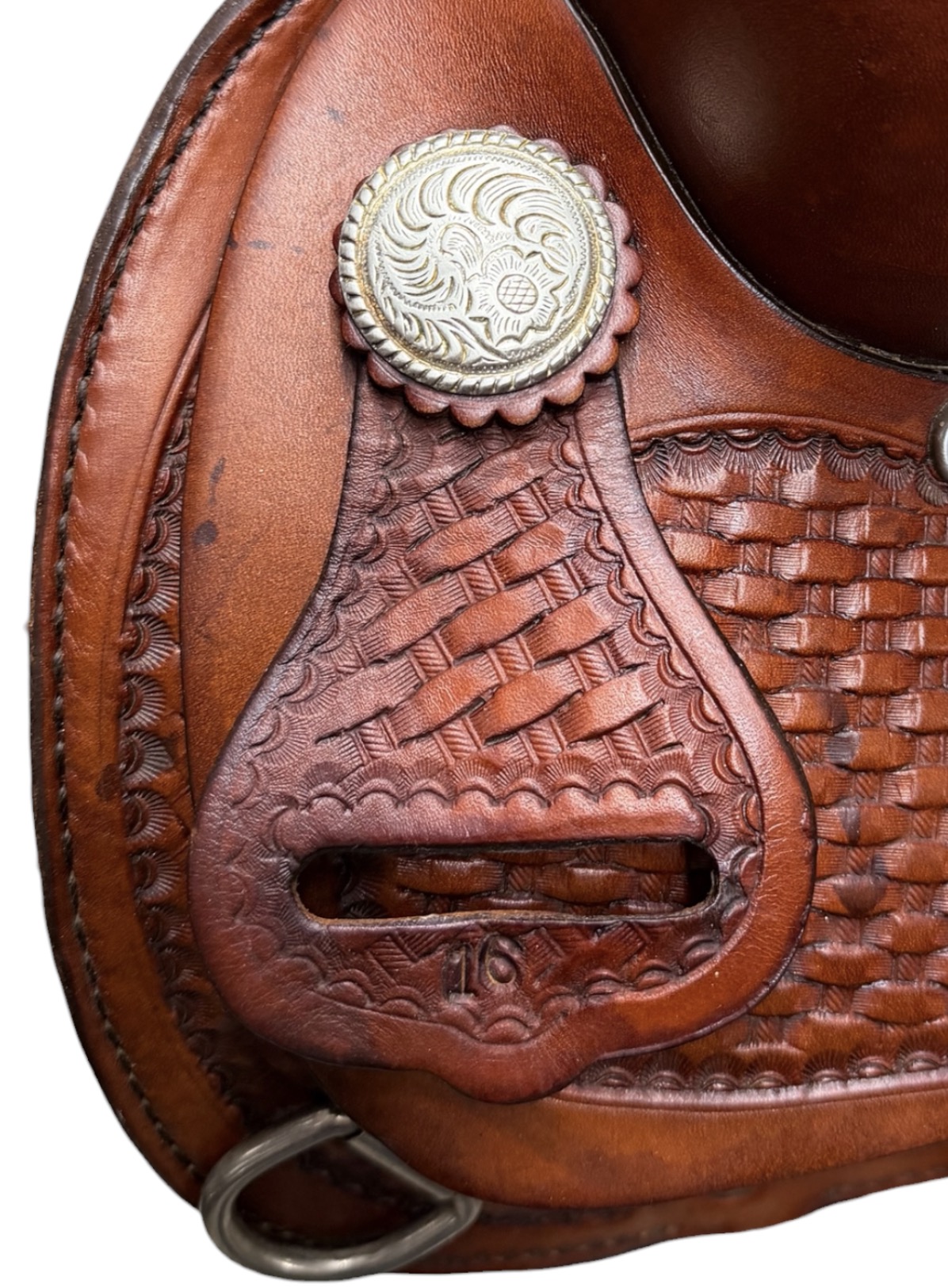 Used 16’’ Hereford Brand Trail Saddle - Image 4