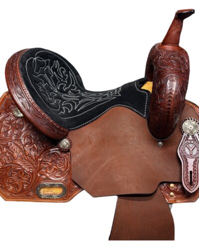 14’’ Circle Y Bonnie Cobra Barrel Saddle - Image 3