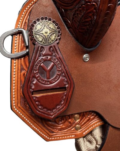 14’’ Circle Y Bonnie Cobra Barrel Saddle - Image 6