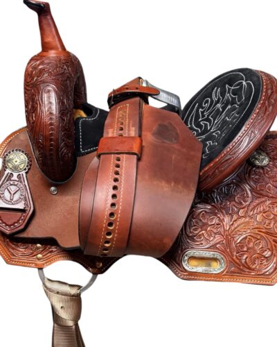 14’’ Circle Y Bonnie Cobra Barrel Saddle - Image 7