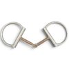 Copper Wrapped D-Ring Snaffle Bit