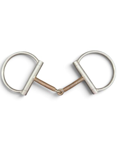 Copper Wrapped D-Ring Snaffle Bit