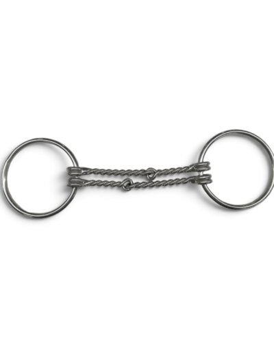 Coronet Loose Ring Double Twisted Wire Snaffle Bit
