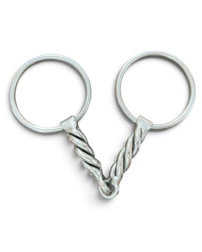 Thick Twisted Wire O-Ring Snaffle Bit