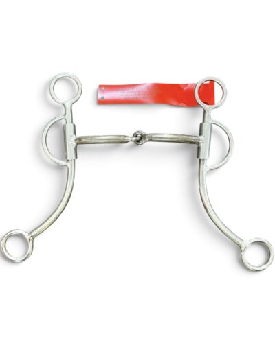 Red River Bit Co. Long Loomis Shank Snaffle Bit