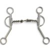 Red River Bit Co. 3pc Twisted Wire Dogbone Snaffle Bit