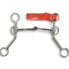Red River Bit Co. Thin Smooth Argentine Snaffle Bit