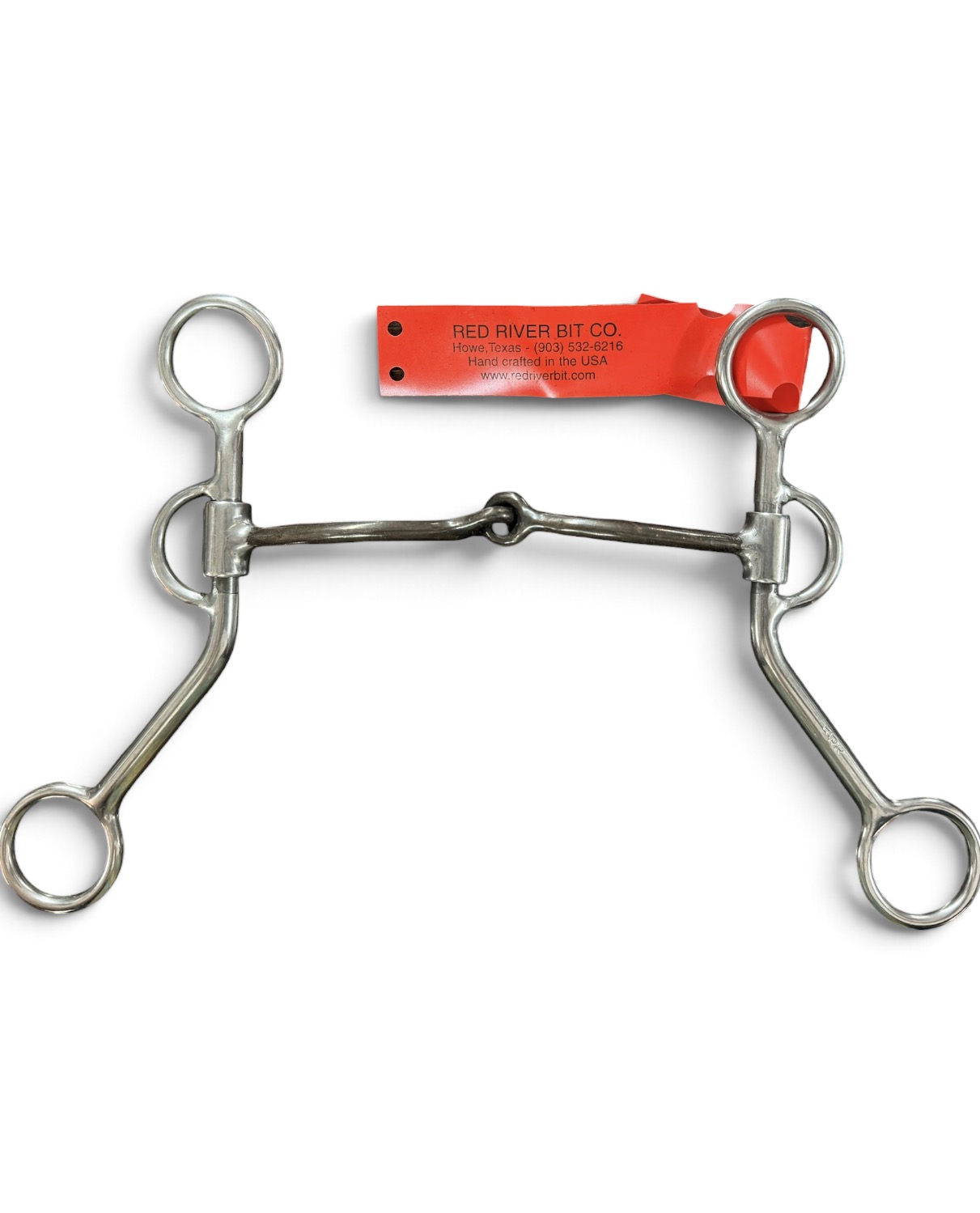 Red River Bit Co. Thin Smooth Argentine Snaffle Bit