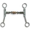 Red River Bit Co. 3pc Dogbone w/ Copper Rings Snaffle Bit