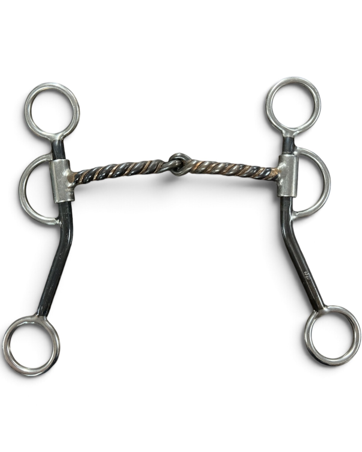 Red River Bit Co. Copper Twisted Wire Snaffle Bit