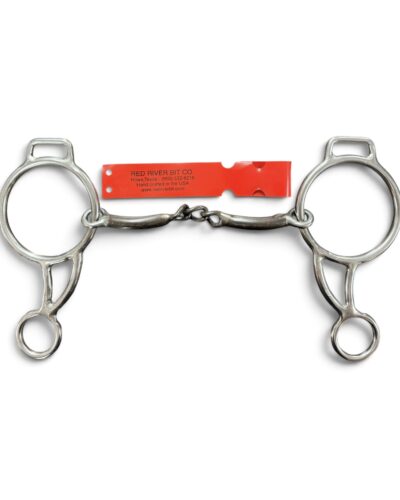 Red River Bit Co. Smooth Snaffle & Chain Wonder Bit