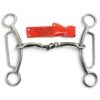 Smooth Snaffle & Chain Gag Bit