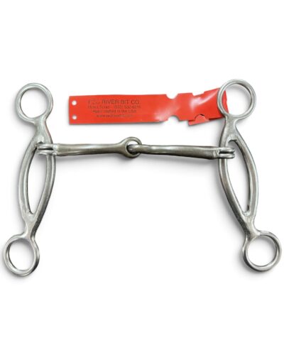 Red River Bit Co. Smooth Snaffle Gag Bit