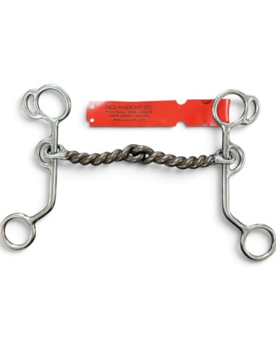 Red River Bit Co. Large Twisted Wire Gag Bit