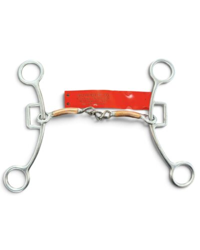 Red River Bit Co. Copper Snaffle & Chain Gag Bit