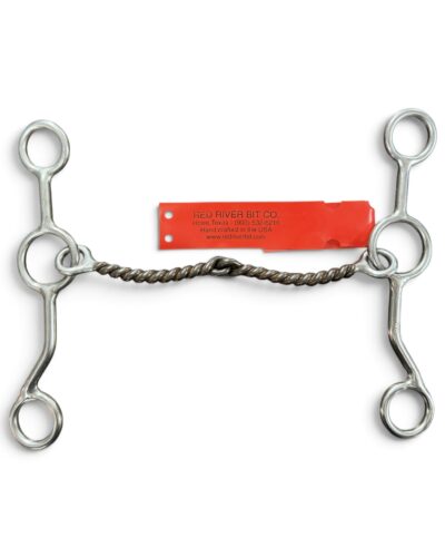 Red River Bit Co. Thin Twisted Wire Jr. Cowhorse Bit