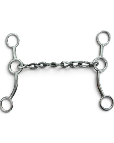 Red River Bit Co. Large Chain Mouth Jr. Cowhorse Bit
